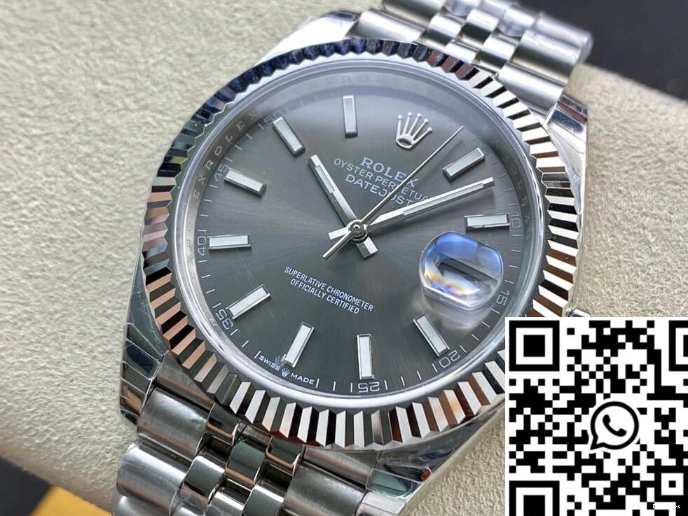 M126334-0014 Dial Rolex EW Factory Datejust Grey 1109